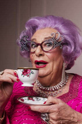 Dame Edna Everage ceased touring several times.