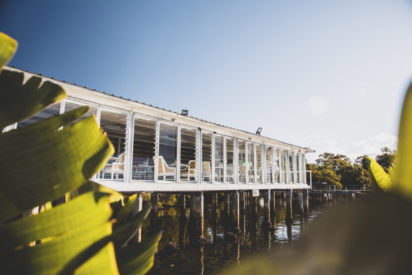 Whalebone Wharf seafood restaurant on the Hastings River.