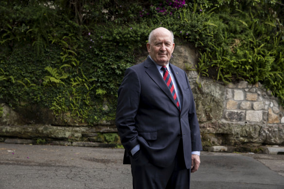 General Sir Peter Cosgrove at McMahons Point in Sydney.