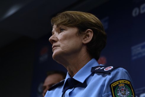 NSW Police Commissioner Karen Webb earlier this week.
