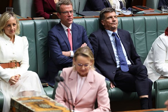 Angus Taylor during Question Time on Monday.