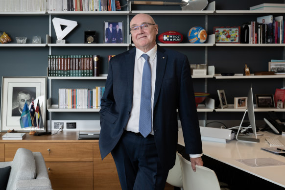 Outgoing University of Western Sydney vice chancellor Barney Glover.