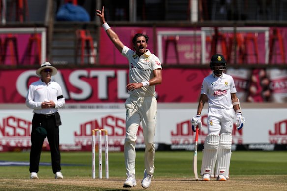 Mitchell Starc claimed the crucial wicket of Aiden Markram in both innings. 
