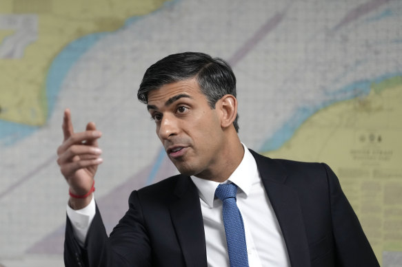 Britain’s Prime Minister Rishi Sunak wants to “take back control” of the borders.