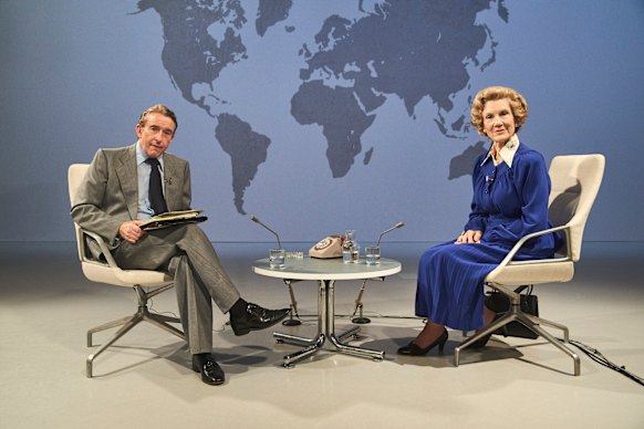 Steve Coogan and Harriet Walter in Brian and Maggie. 