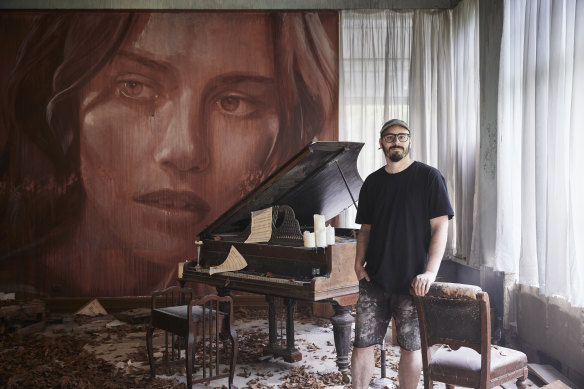 In 2019, artist Rone created an immersive exhibition at Burnham Beeches in the Yarra Ranges in which Sullivan’s image featured prominently.