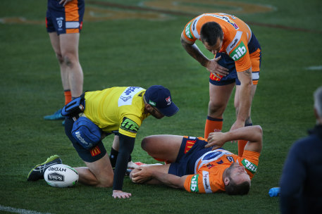 Canterbury's 33-year-old new signing Blake Green ruptured his ACL last Sunday. 