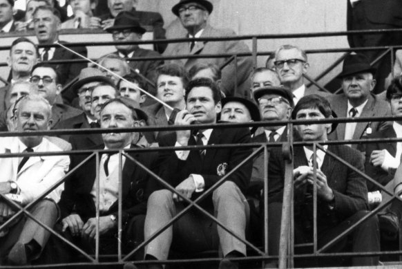 Coaching from the grandstand was a Barassi innovation