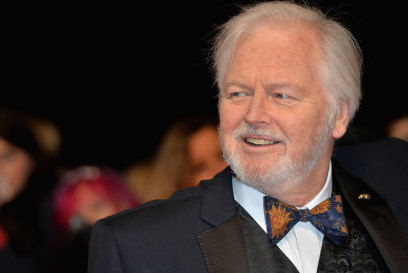 Ian Lavender attends the 21st National Television Awards in London, 2016.
