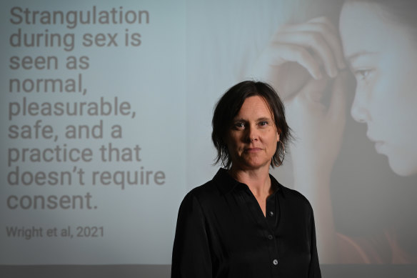 Maree Crabbe is one of many experts warning non-fatal strangulation during sex has been normalised and is putting young people’s lives at risk.