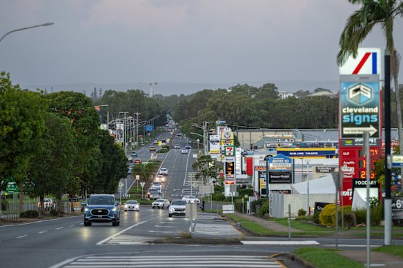 The bayside council is considered a dormitory for Brisbane, leading to higher rates.