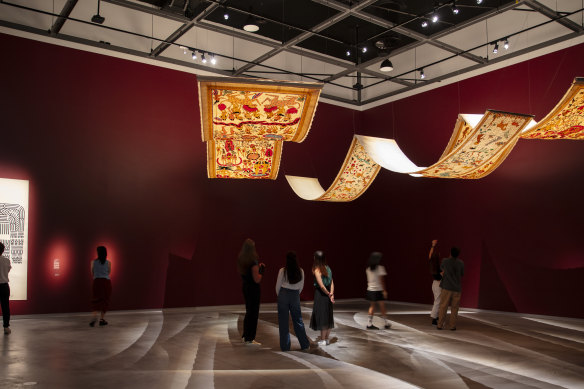 Mangala Bai Maravi’s installation at the Chau Chak Wing Museum.