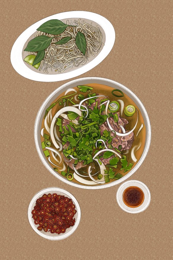Pho dac biet, An Restaurant, Bankstown. 