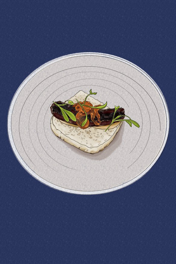 Blood sausage sanga, Ester, Chippendale.