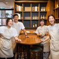 The team at Ondo cafe  (chef Levi Eun is second from the left) represents the new wave of Korean food in Melbourne.