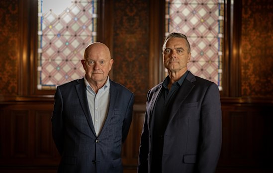 John Silvester (left) and Stuart Bateson feature in Naked City: Hit Men.