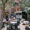 Tento, in a Surry Hills courtyard, has its own coffee van.