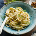 This creamy fennel sauce comes together in a blender.