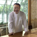 Tetsuya Wakuda, pictured recently at his Waku Ghin restaurant at in Singapore.
