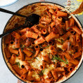 This chicken pasta bake is a one-pot wonder.