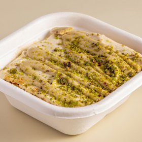 Pistachio tiramisu to take away.