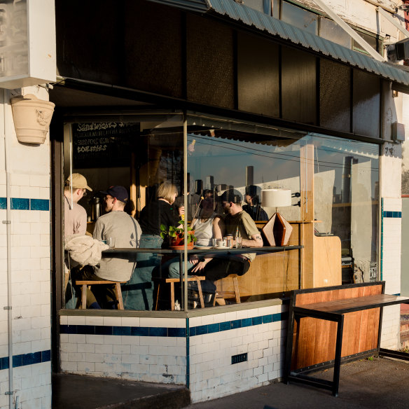 Golden hour at Quiet Time in Clifton Hill.