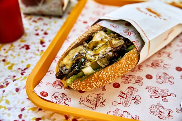  Philly cheese.
