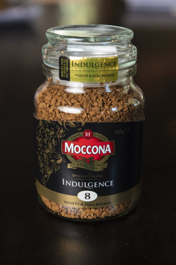 Moccona goes upmarket with their specialty blend, Indulgence. 
