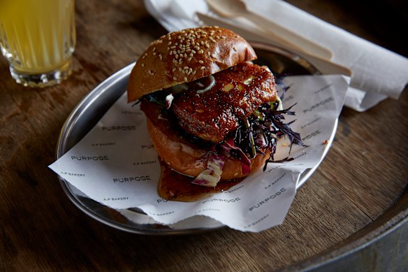 Jersey cheese and hot honey bun, served at Wildflower during a pop-up kitchen from cheesemaker Colin Wood of Goldstreet Dairy.