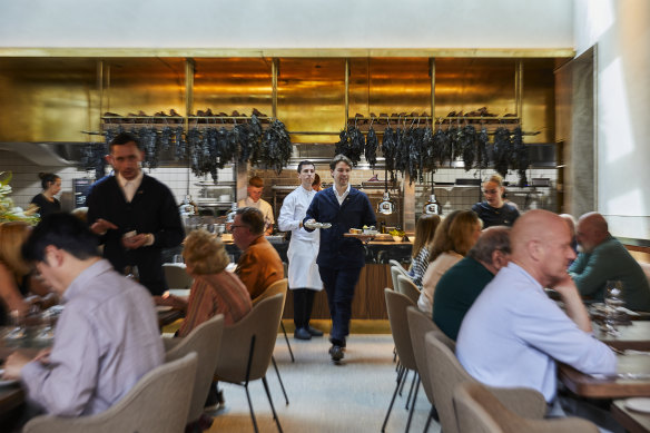 Josh Niland (centre) at the Saint Peter in Paddington’s Grand National Hotel.