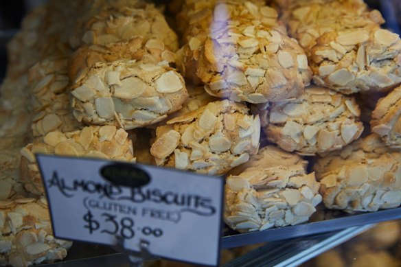 Almond biscuits at Athena.