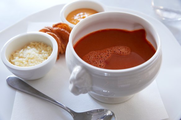 Provencal fish soup.