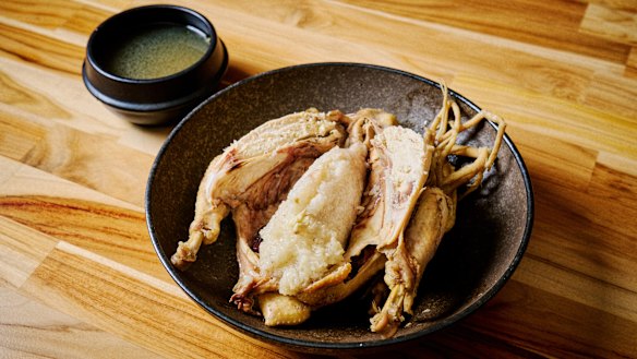 Samgyetang provides a delightful balance of tradition and creation. 
