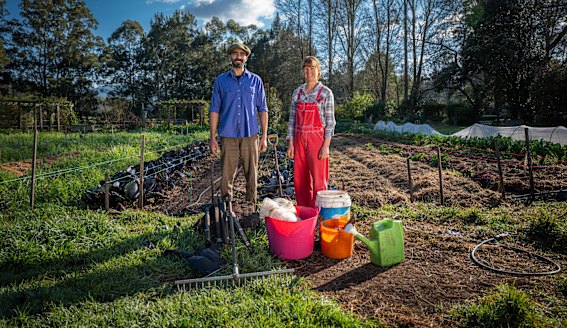 Two members of the Kangaroo Valley community in The Valley.
