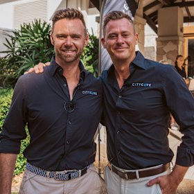 City Cave founders Tim Butters (left) and Jeremy Hassell (right) started the business in 2016.