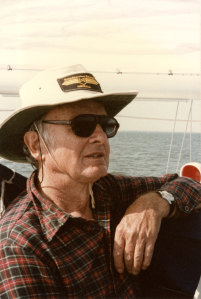 Professor Marvin Creamer sailed around the world without any navigation instruments.