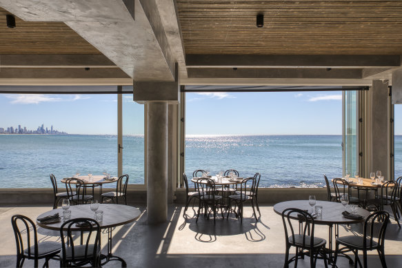 Ocean dining where you can almost feel the sea spray at Rick Shores.
