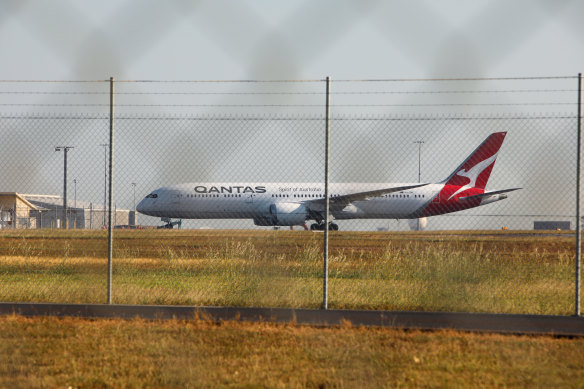 The first repatriation flight from India that arrived in Darwin on May 15. 