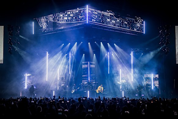 OneRepublic in action.