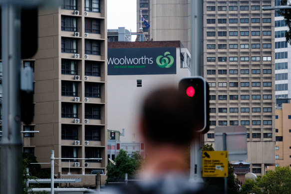 Woolworths’ profits have been down this year.