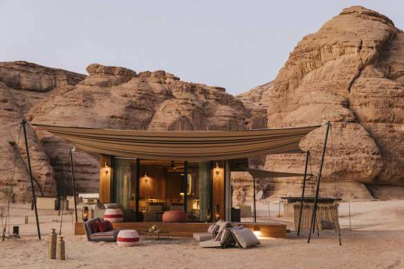 Glamping, Saudi-style.