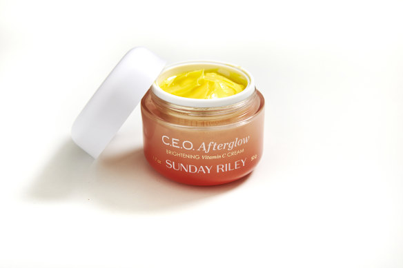 Sunday Riley C.E.O Afterglow Brightening Vitamin C Cream.