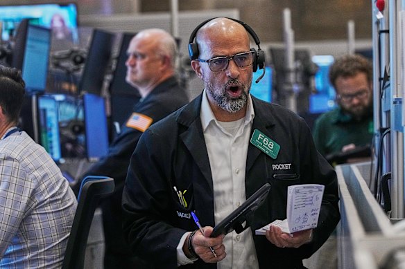 Wall Street has regained some of its heavy losses from Friday.
