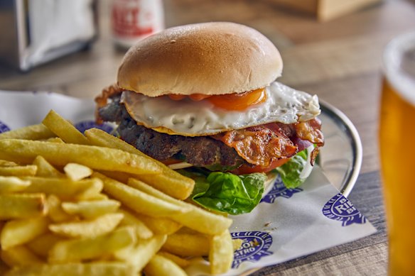 Burger with the lot.
