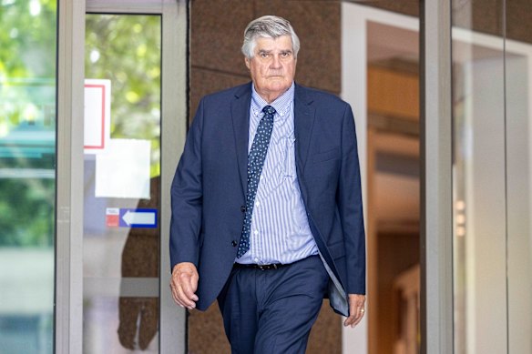 Former detective Colin Favre on Monday.