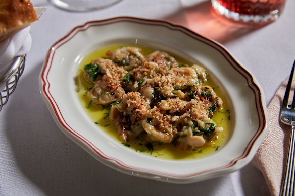 Clams aglio e olio.