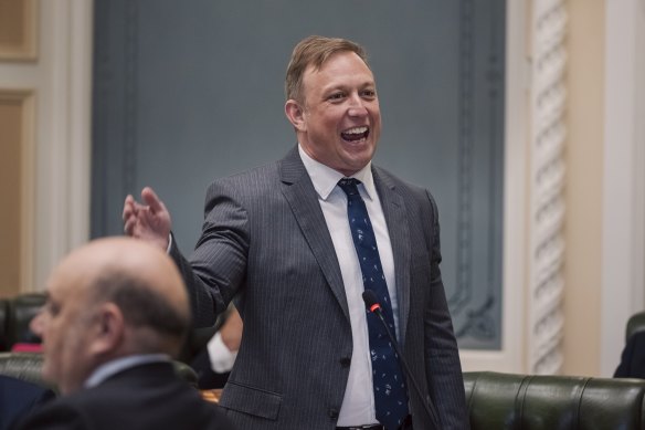 Premier Steven Miles, pictured in February, and Queensland’s state MPs have just six sitting days until parliament rises for the October 26 election.