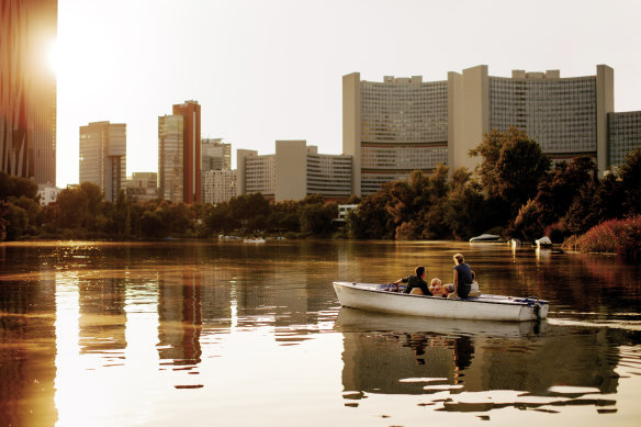 The Alte Donau (Old Danube) is a lake-like arm of the river fringed by lidos, cafes, bars, restaurants and picnic spots.