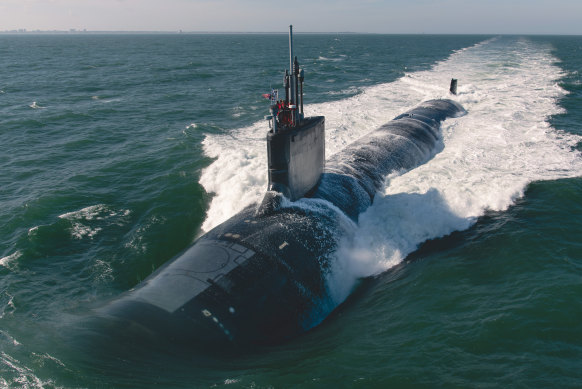 Australia is expected to buy its first Virginia-class submarine in th early 2030s.