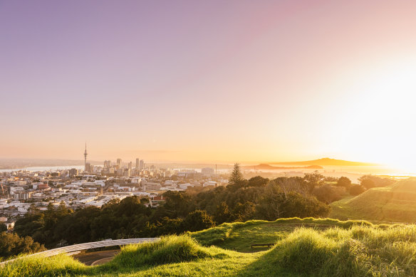 Mount Eden offers head-spinning 360-degree views of the city.